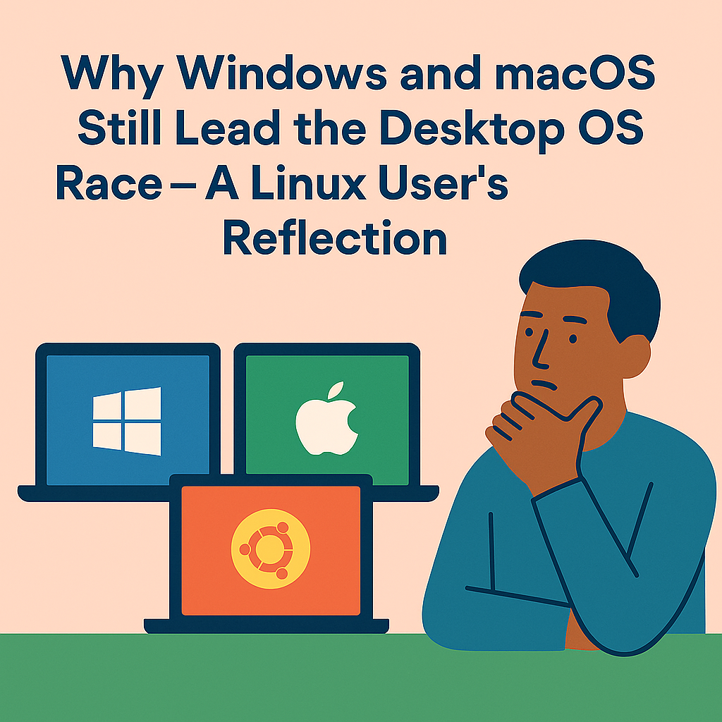 Why Windows and macOS Still Lead the Desktop OS Race – A Linux User’s Reflection